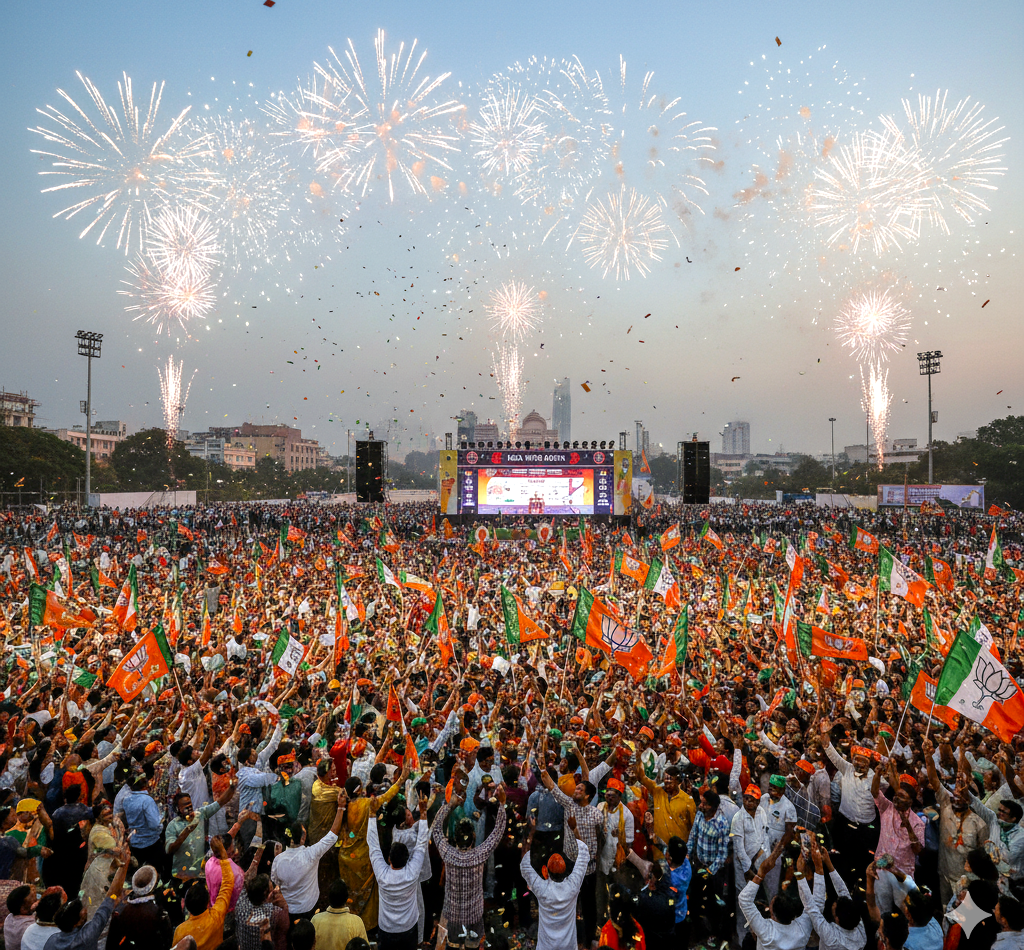 Bihar Election Result 2025 LIVE: बिहार में मोदी-नीतीश की लहर, NDA 200+ सीटों पर आगे। बीजेपी पहली बार राज्य की सबसे बड़ी पार्टी बनती दिख रही है। तेजस्वी, तेजप्रताप और अन्य बड़े नामों की स्थिति जानें।