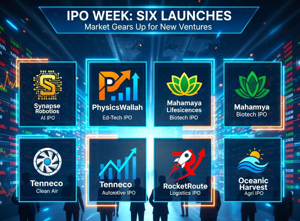 इस हफ्ते खुल रहे हैं 6 धमाकेदार IPO! PhysicsWallah से लेकर Mahamaya तक, जानिए किसका GMP सबसे तगड़ा